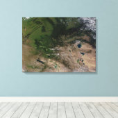 Toile Le changement de végétation (Insitu (Plancher de Bois))