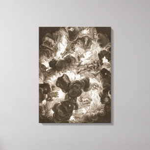 Toile Le chaos, gravé par Bernard Picart (1673-1733),