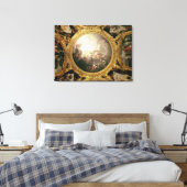 Toile Le Chariot d'Apollo, peinture au plafond (Insitu(Chambre))