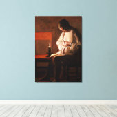 Toile Le chasseur de puces (Insitu (Plancher de Bois))