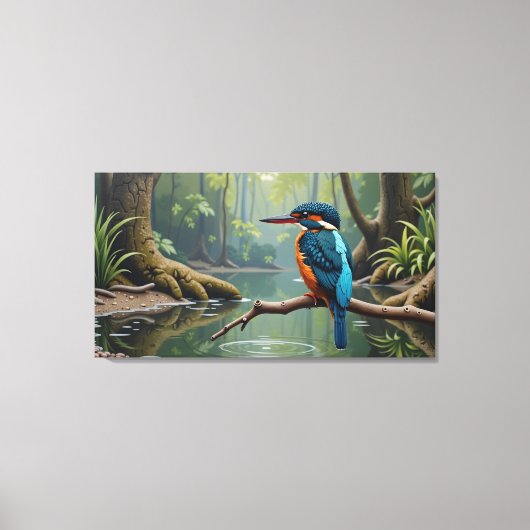 Toile Le Chasseur Silencieux (Recto)