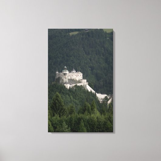 Toile Le château de Hohenwerfen (Recto)