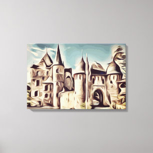 Toile Le château de Satzvey