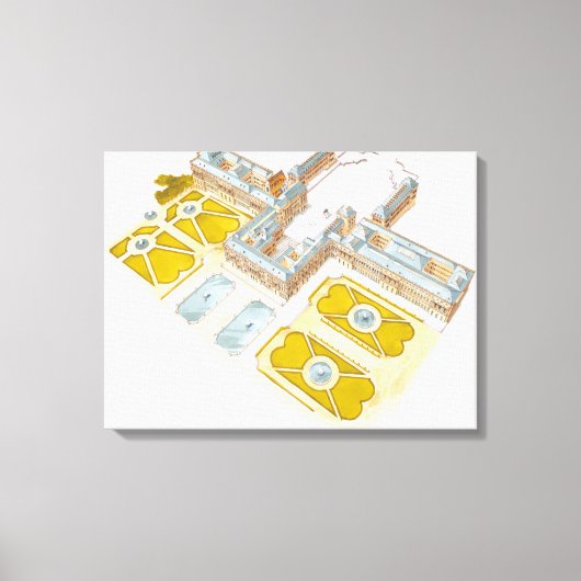 Toile Le château de Versailles. France (Recto)