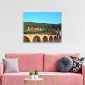 Toile Le château romantique de Heidelberg (Insitu(Salon))