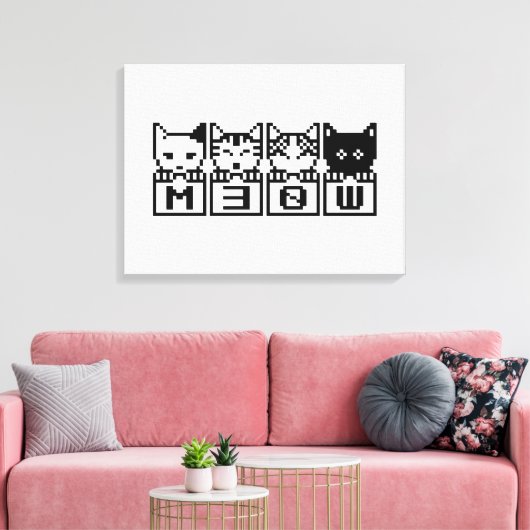 TOILE LE CHATS M30W 8 BITS (Insitu(Salon))