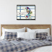 Toile "Le chef d'orchestre" par Ruchell Alexander (Insitu(Chambre))