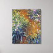 Toile Le chemin à travers les iris par Claude Monet (Recto)