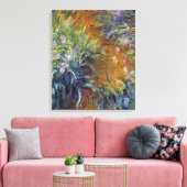 Toile Le chemin à travers les iris par Claude Monet (Insitu(Salon))