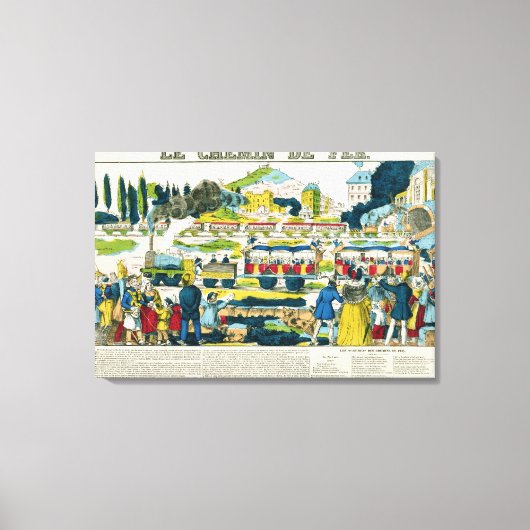 Toile Le chemin de fer (Recto)