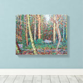 Toile Le chemin de janvier (Insitu (Plancher de Bois))