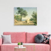 Toile Le chemin de la mer, Algérie, 1883 (Insitu(Salon))