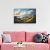 Toile Le Chemin Doré vers l'Ancienne Vallée (Insitu(Salon))