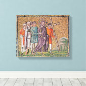 Toile Le chemin du Calvaire (Insitu (Plancher de Bois))