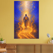 Toile Le chemin du feu, le chant de la loi (Insitu(Salon))