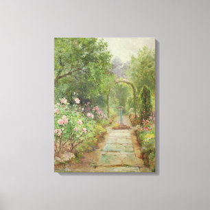 Toile Le chemin du jardin