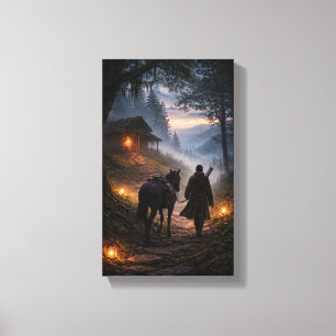Toile Le chemin vers la lumière silencieuse
