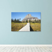 Toile Le chemin vers la vue sur le lac Caché (Insitu (Plancher de Bois))