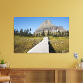 Toile Le chemin vers la vue sur le lac Caché (Insitu(Salon))