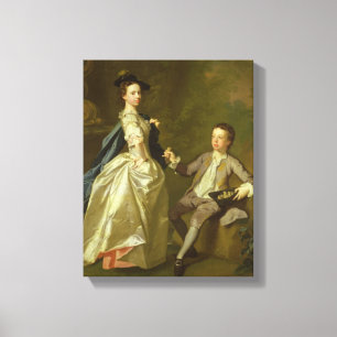 Toile Le chéri. Rachel Hamilton et son frère