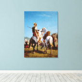 Toile Le Cheval de Gaada, ou Le Cheval de la Soumission (Insitu (Plancher de Bois))