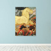 Toile Le cheval de Troie (Insitu (Plancher de Bois))
