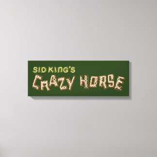 Toile le cheval fou de sid king
