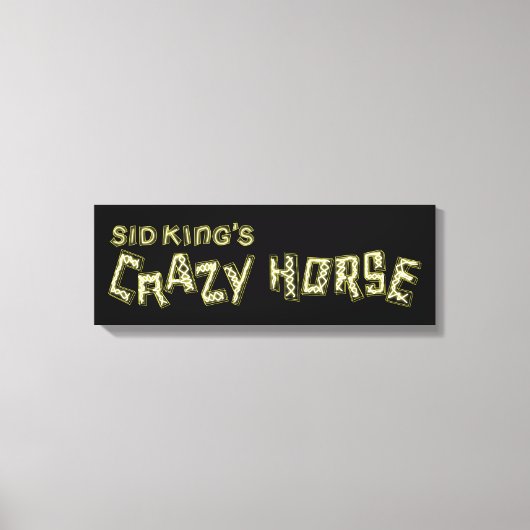 Toile le cheval fou de sid king (Recto)