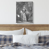 Toile Le Chevalier d'Eon, habillé en femme (Insitu(Chambre))