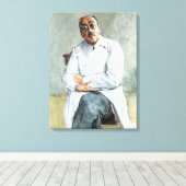 Toile Le chirurgien (par Max Liebermann) (Insitu (Plancher de Bois))