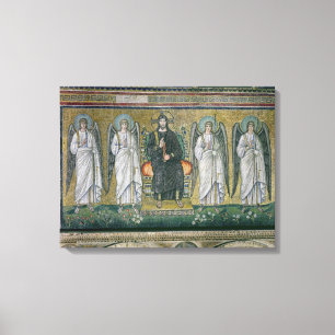 Toile Le Christ a couronné avec les anges