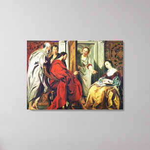Toile Le Christ à la Chambre de Martha et de Mary de