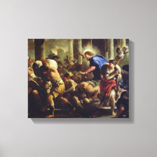 Toile Le Christ conduisant les négociants par le temple