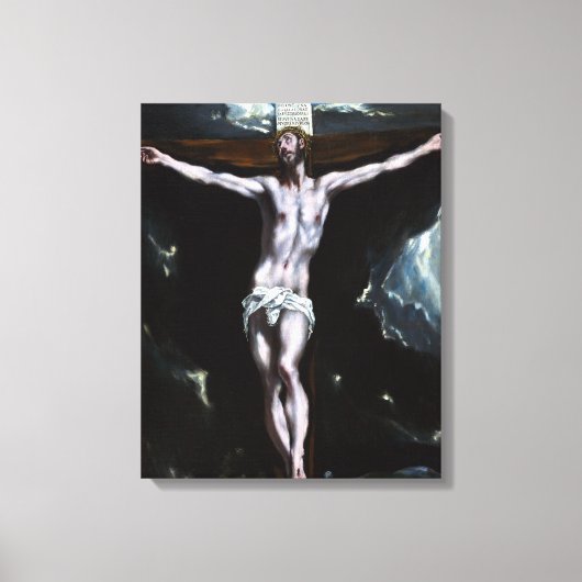 Toile Le Christ El Greco Sur La Croix (Recto)