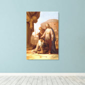 Toile Le Christ et le jeune Rich, 1640 (Insitu (Plancher de Bois))