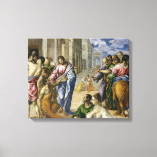 Toile Le Christ guérissant les aveugles