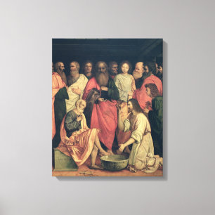 Toile Le Christ lavant les pieds des disciples