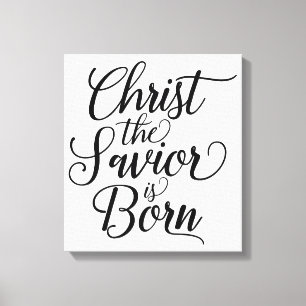 Toile Le Christ le sauveur est né
