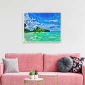 Toile Le Ciel Bleu (Insitu(Salon))