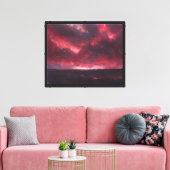 Toile Le ciel brûlant (Insitu(Salon))