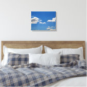Toile Le ciel est bleu et les nuages blancs passent (Insitu(Chambre))