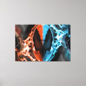 Toile Le ciel et l'enfer (Recto)