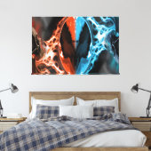 Toile Le ciel et l'enfer (Insitu(Chambre))