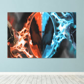 Toile Le ciel et l'enfer (Insitu (Plancher de Bois))