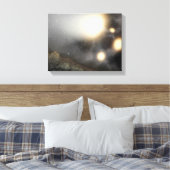 Toile Le ciel nocturne vu d'un avion hypothétique (Insitu(Chambre))