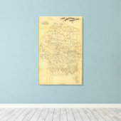 Toile Le cimetière de bois vert (Insitu (Plancher de Bois))