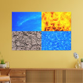 Toile Le Cinquième Est Là-Bas (Insitu(Salon))