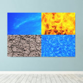 Toile Le Cinquième Est Là-Bas (Insitu (Plancher de Bois))