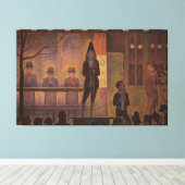 Toile Le cirque de Seurat (Parade de Cirque) (Insitu (Plancher de Bois))
