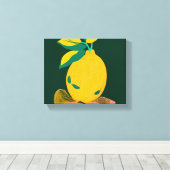 Toile Le citron est sorti de la poche (Insitu (Plancher de Bois))